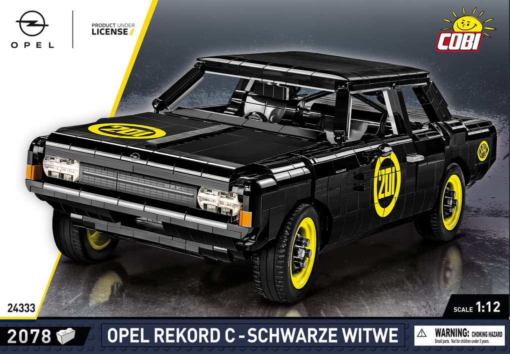 COBI 24333 - Opel Rekord C - Schwarze Witwe