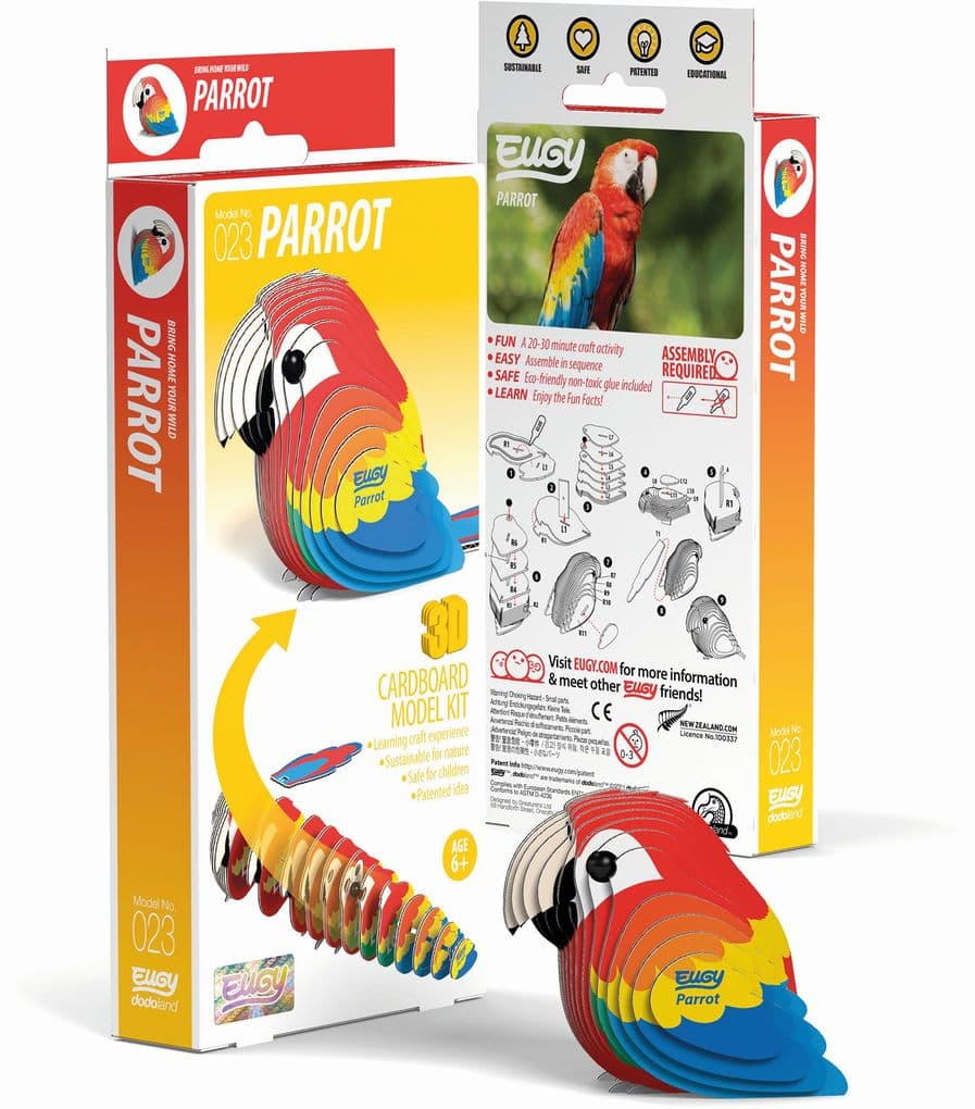EUGY - 3D Bastelset Papagei
