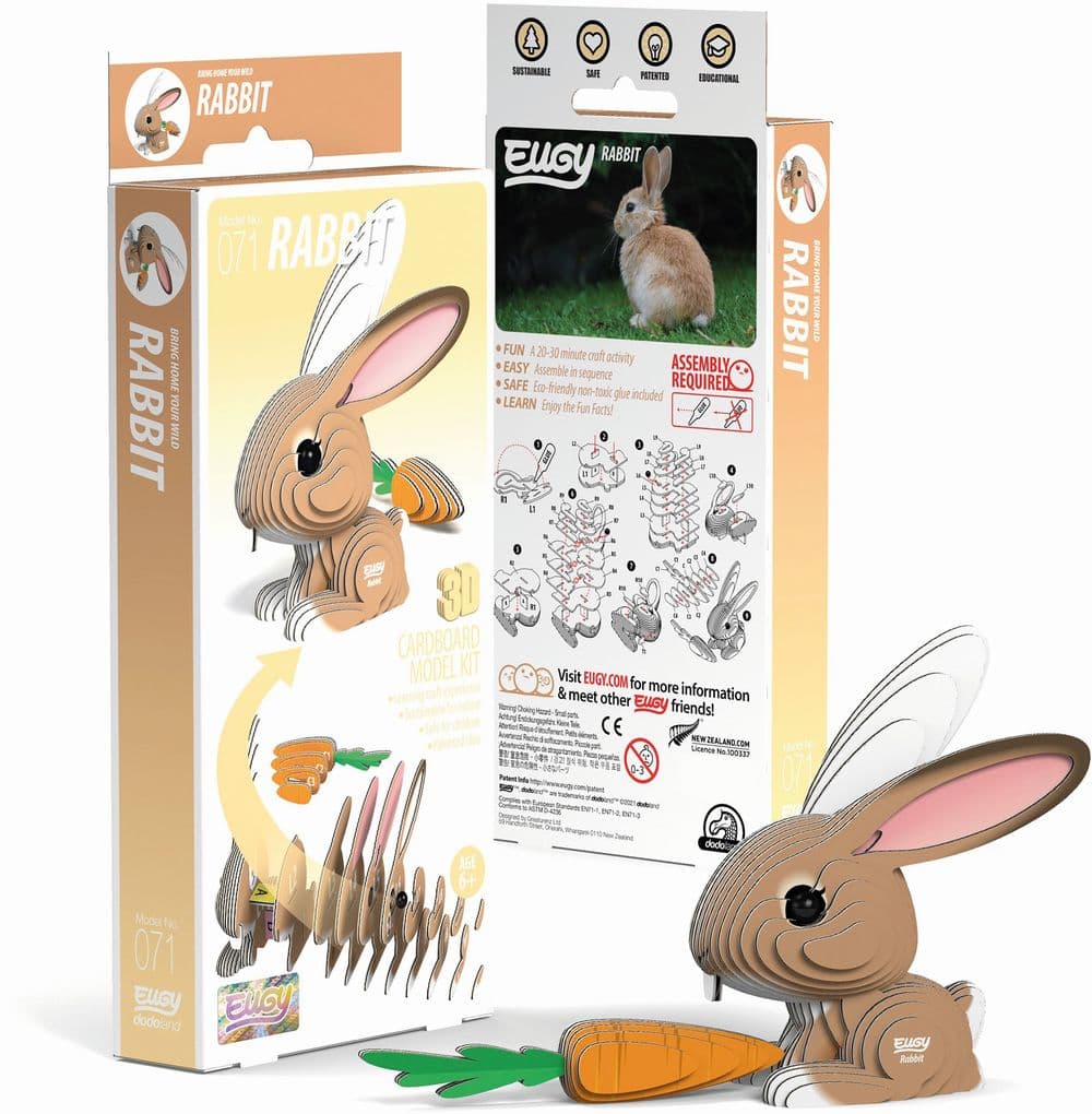 Eugy - 3D Bastelset Hase