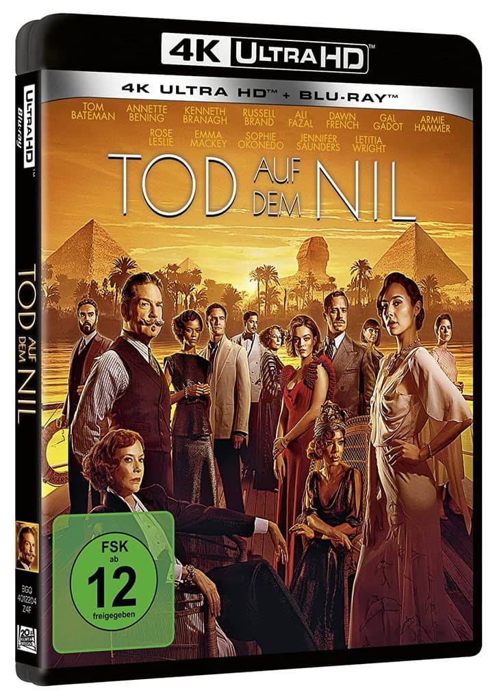 Tod auf dem Nil (2022) 4K, 1 UHD-Blu-ray + 1 Blu-ray: USA