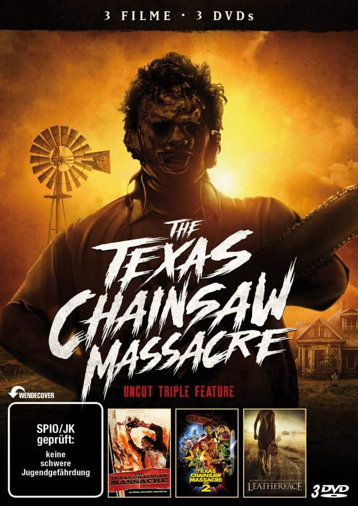 The Texas Chainsaw Massacre - Uncut Triple-Feature,3 DVDs