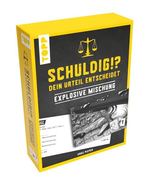 Schuldig?! Dein Urteil entscheidet - Explosive Mischung. Krimispiel in 50 Karten