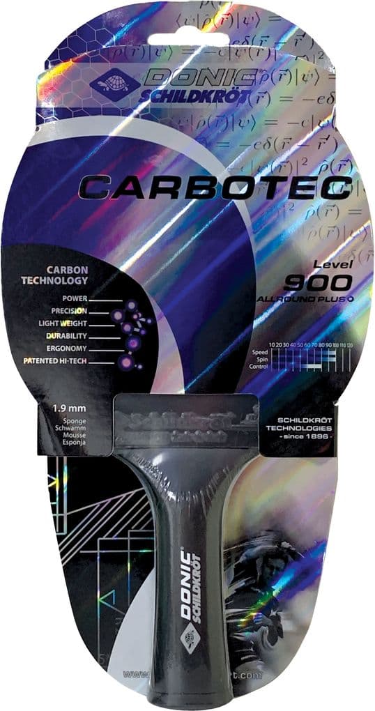 Donic-Schildkröt - Tischtennisschläger CarboTec 900, konkav