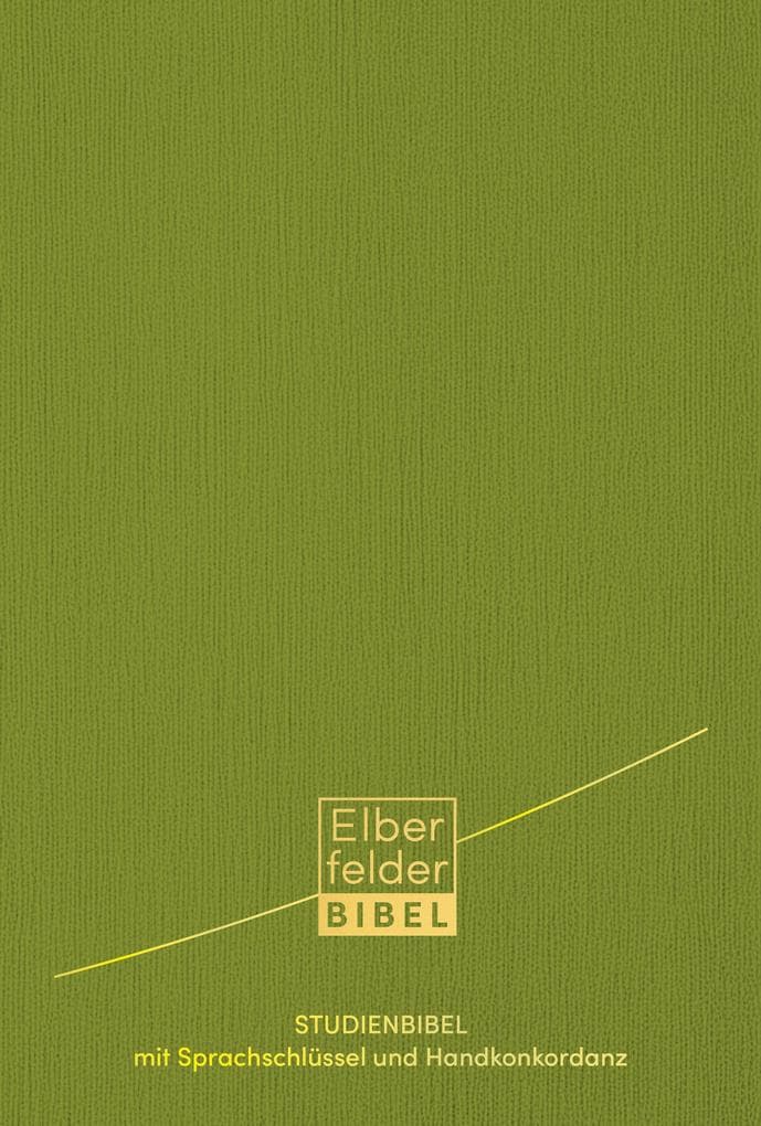 Elberfelder Studienbibel, Kunstleder, mit Sprachschlüssel und Handkonkordanz