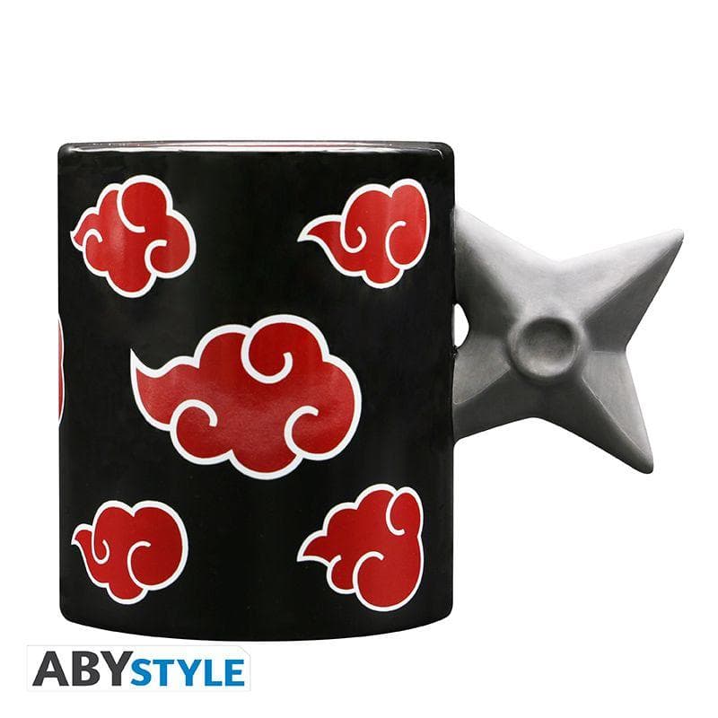 NARUTO SHIPPUDEN - Mug 3D handle - Shuriken Akatsuki