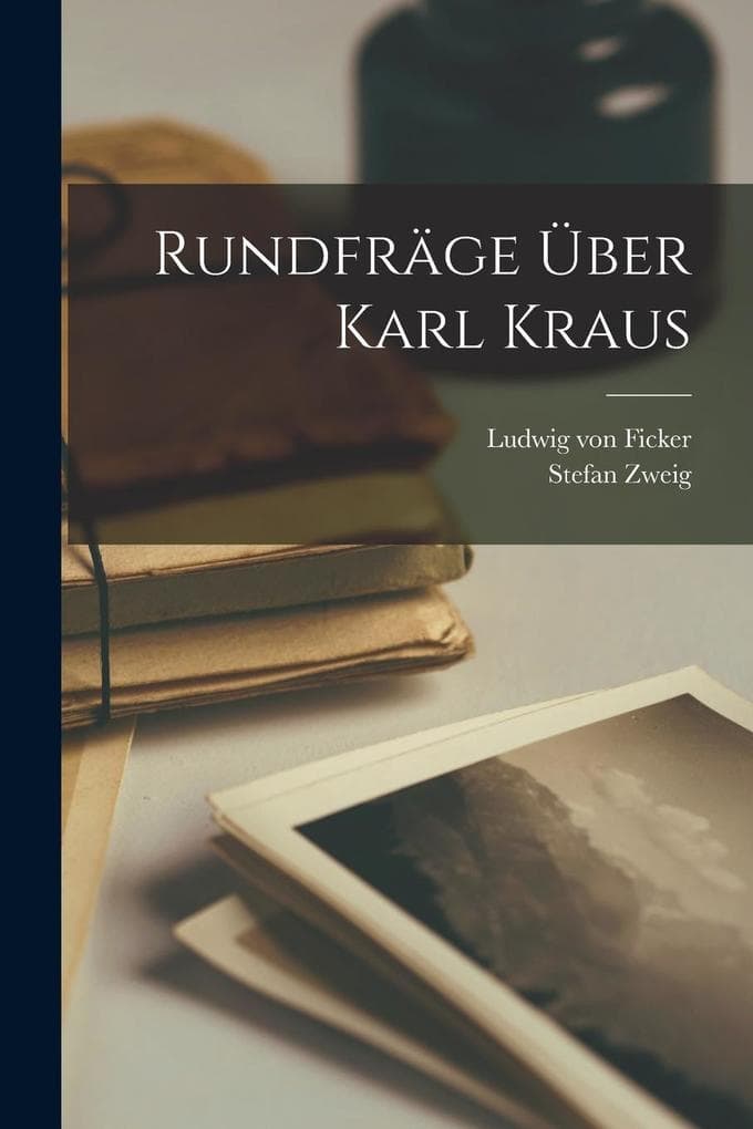 Rundfräge über Karl Kraus
