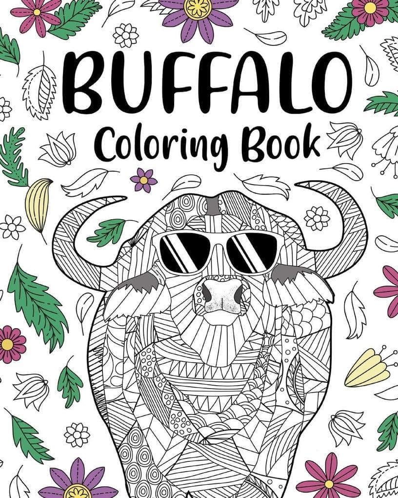 Buffalo Coloring Book