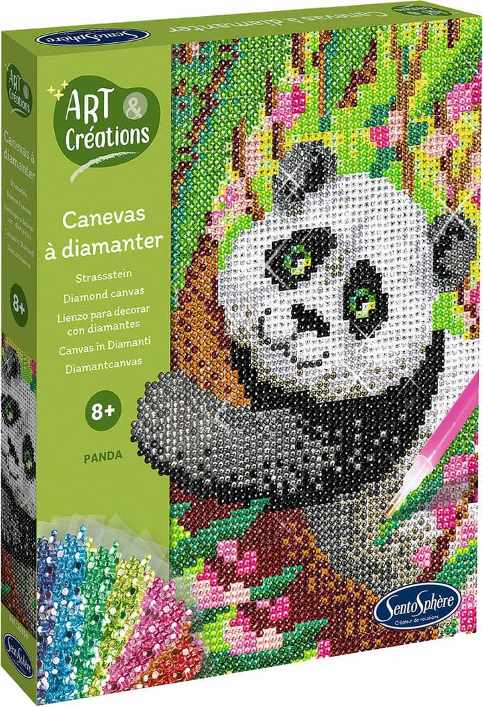 SentoSphere - Strasssteinbild Panda