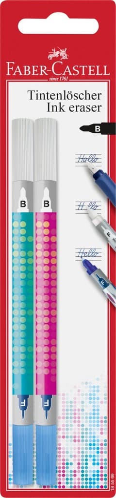 Faber Castell Tintenkiller mit breiter Löschspitze 2er Set