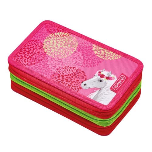 Herlitz TriCase Bloomy Horse 31 teilig befüllt