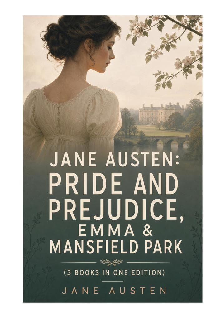 Jane Austen: Pride and Prejudice, Emma & Mansfield Park (3 Books in One Edition): Three Regency Classics of Courtship, Conscience, and Social Rank