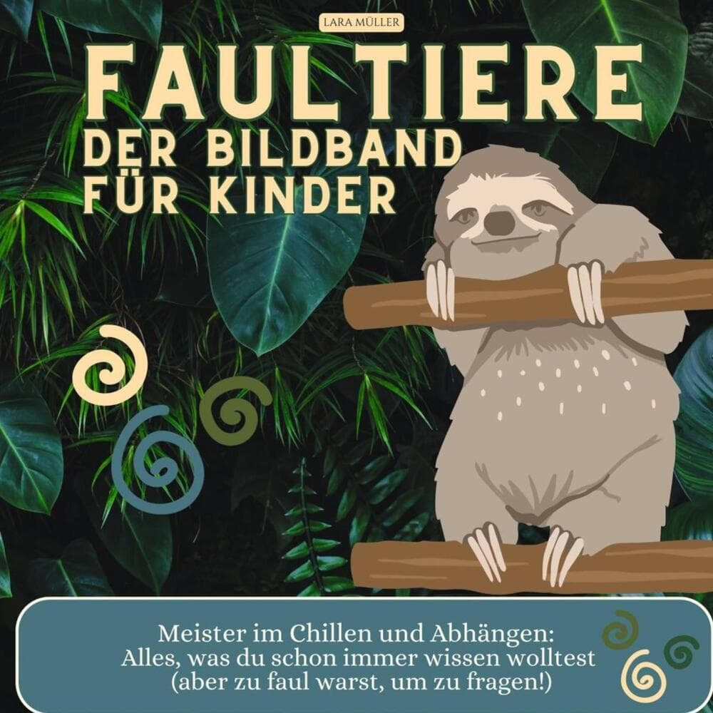 Faultiere - Der Bildband für Kinder: Meister im Chillen und Abhängen: Alles, was du schon immer wissen wolltest (aber zu faul warst, um zu fragen!)