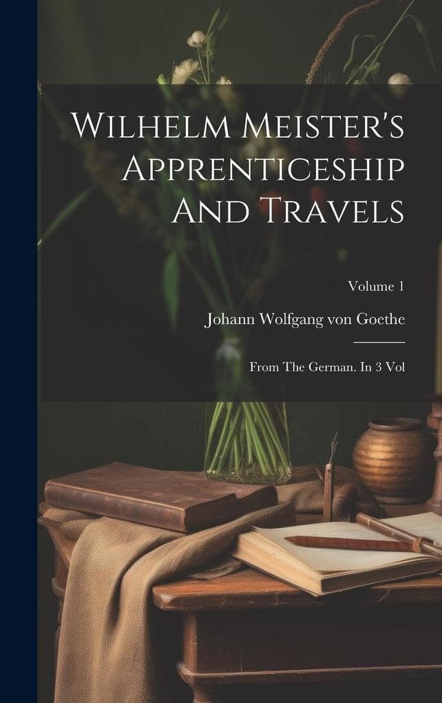 Wilhelm Meister's Apprenticeship And Travels: From The German. In 3 Vol; Volume 1