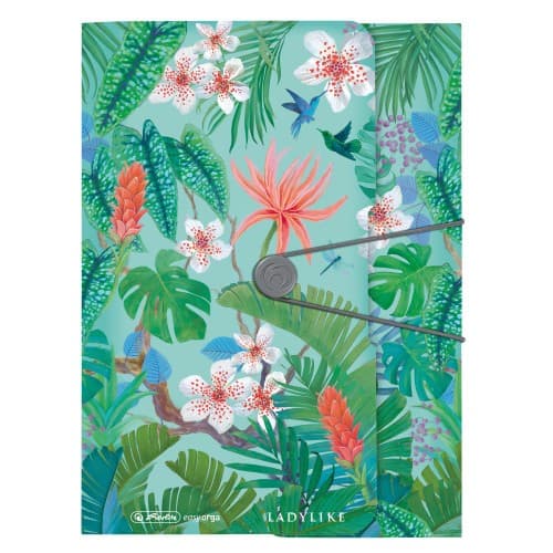 Herlitz Gummizugmappe PP A4 Ladylike Jungle