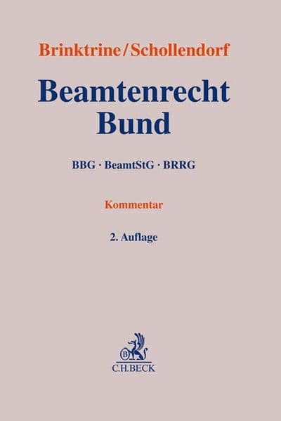 Beamtenrecht Bund: Kommentar