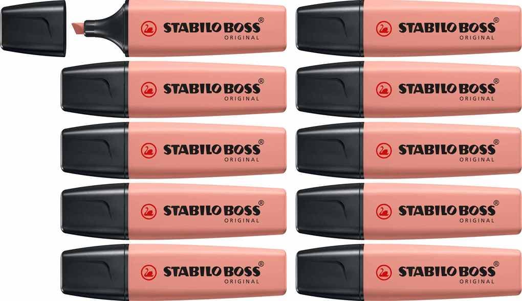 STABILO BOSS ORIGINAL NatureCOLORS - 10er Set siena