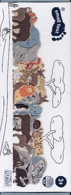 Buchstabenpuzzle Tiere