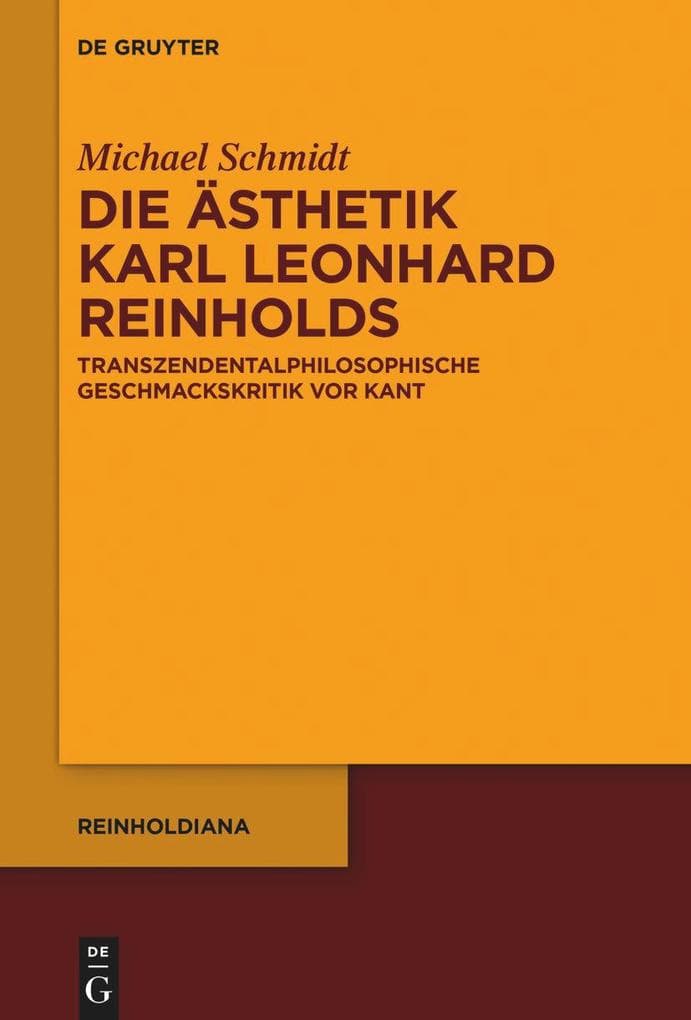 Die Ästhetik Karl Leonhard Reinholds