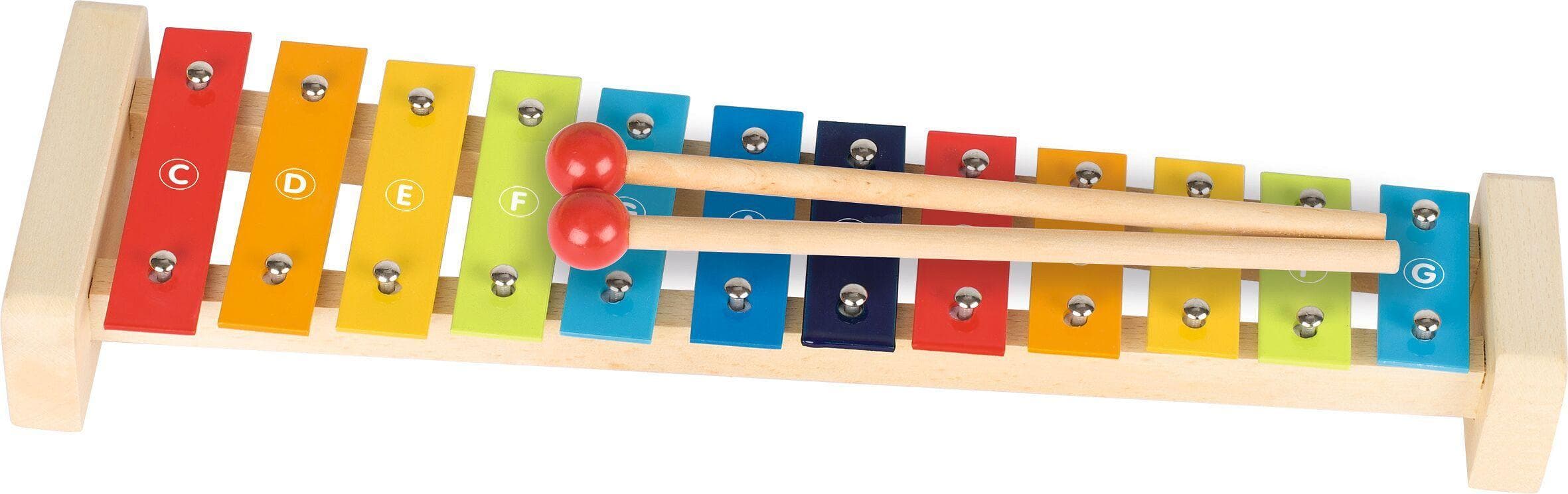 Xylophon mit Notenheft