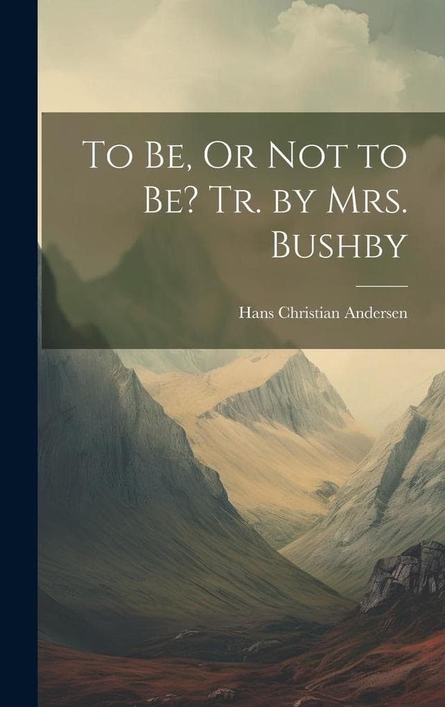 To Be, Or Not to Be? Tr. by Mrs. Bushby
