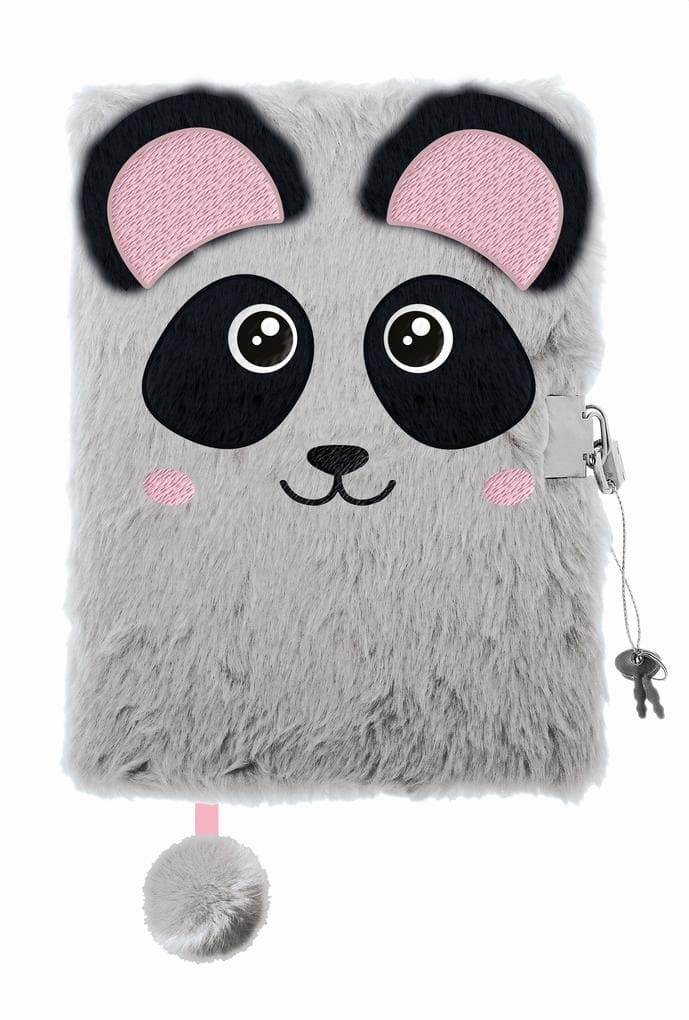 Tagebuch Plüsch Premium PANDA, DIN A 5