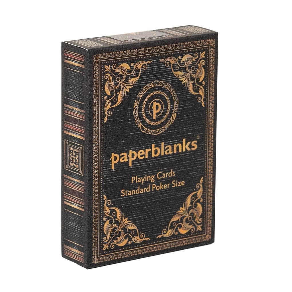 Onyx Standard Deck Playing Cards by Paperblanks (Asterales)