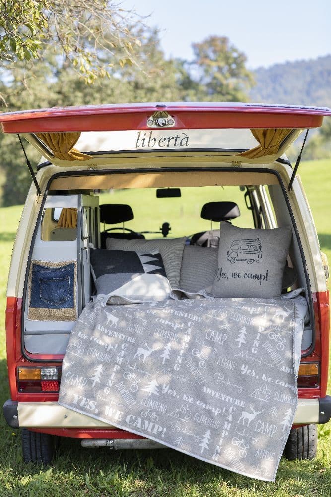 Fussenegger Flanelldecke "sketchnotes outdoor"