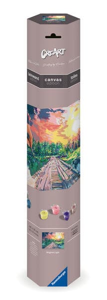 CreArt, Malen nach Zahlen Canvas Leinwand - Magisches Licht