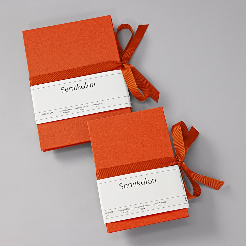 Leporello Grande orange