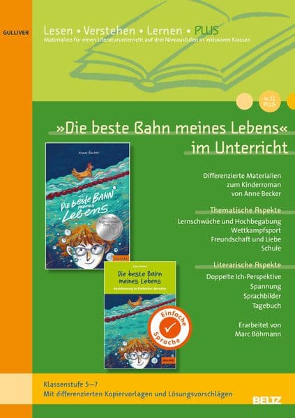 'Die beste Bahn meines Lebens' im Unterricht: Differenzierte Materialien zum Kinderroman von Anne Becker (Klassenstufe 5-7, mit differenzierten Kopiervorlagen)