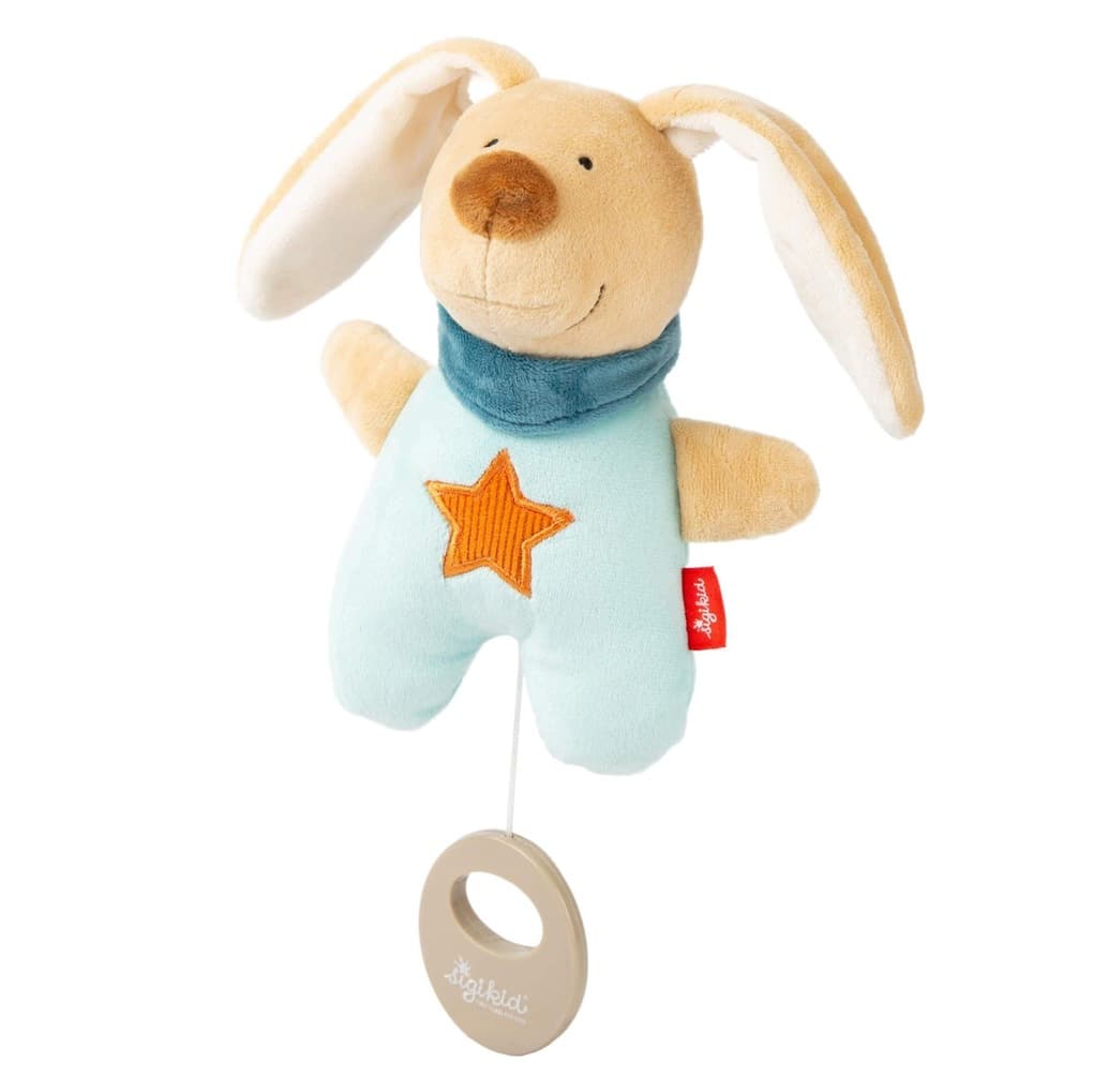 sigikid 43185 - Spieluhr Hase Kinderbunt