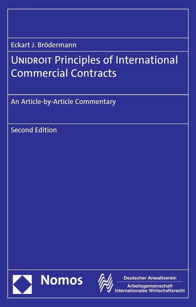 UNIDROIT Principles of International Commercial Contracts