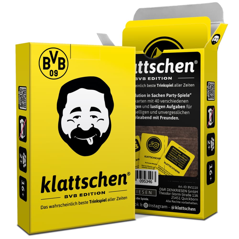 DENKRIESEN - klattschen® - Trinkspiel - BVB Edition