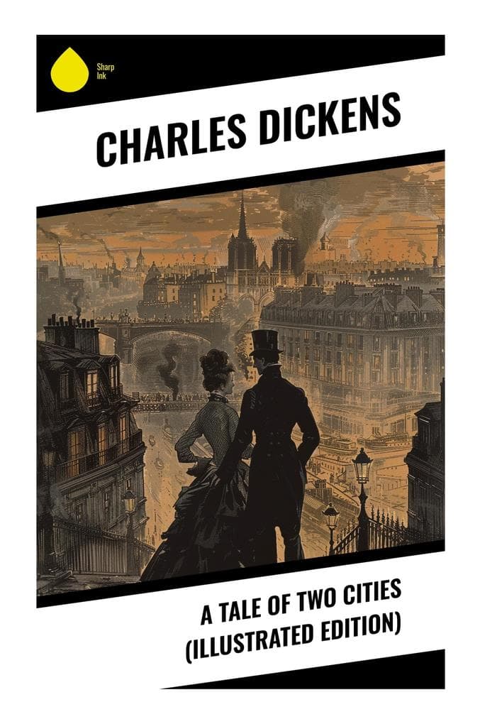 A Tale of Two Cities (Illustrated Edition): Revolutionary London and Paris, Sacrifice, Revenge, and the Reign of Terror in an Illustrated Classic