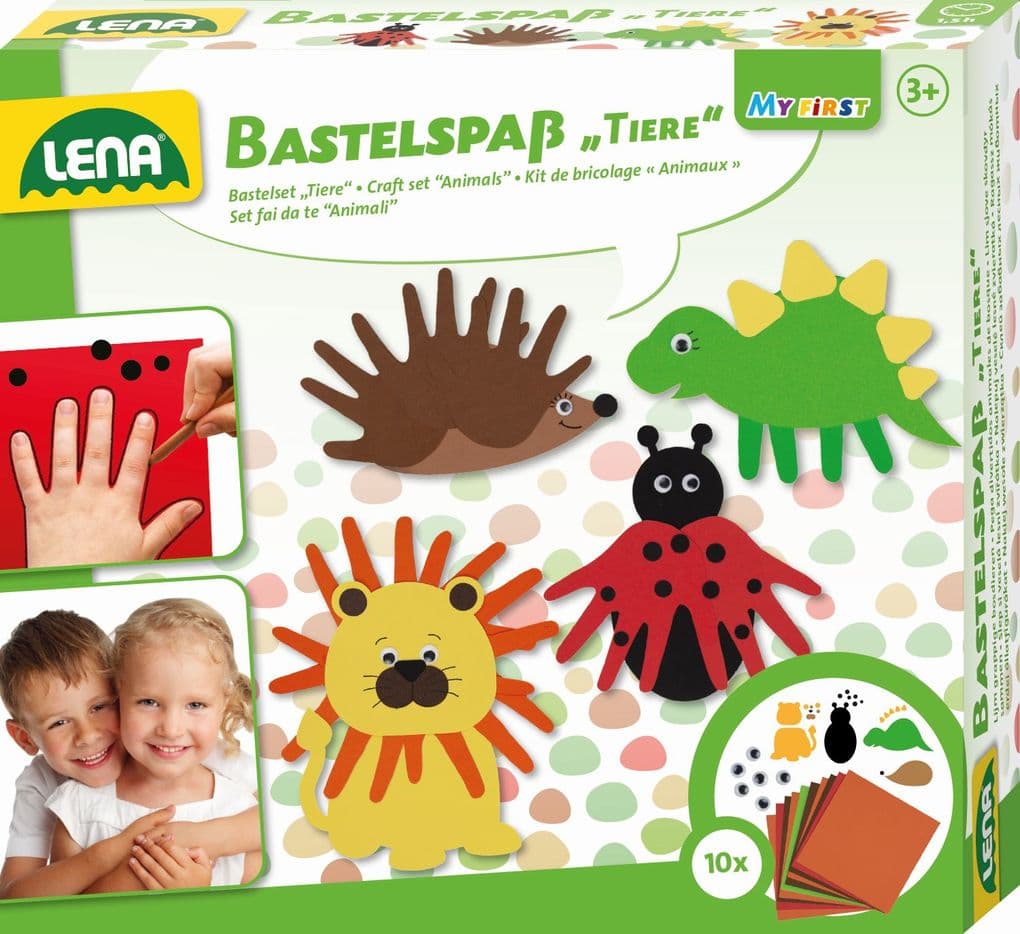 Lena - Bastelspaß Tiere, Faltschachtel