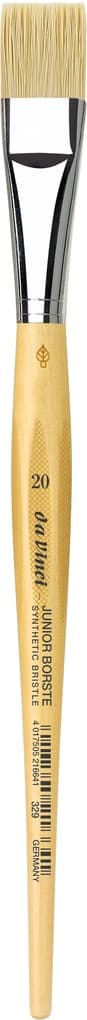 da Vinci Pinsel Junior mit synthetischen Borsten, flach, Serie 329 Gr. 20