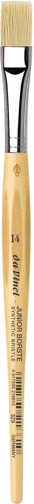 da Vinci Pinsel Junior mit synthetischen Borsten, flach, Serie 329 Gr. 14