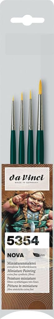 da Vinci Pinselset TABLETOP NOVA Synthetik, kurzstilig, 4er Set