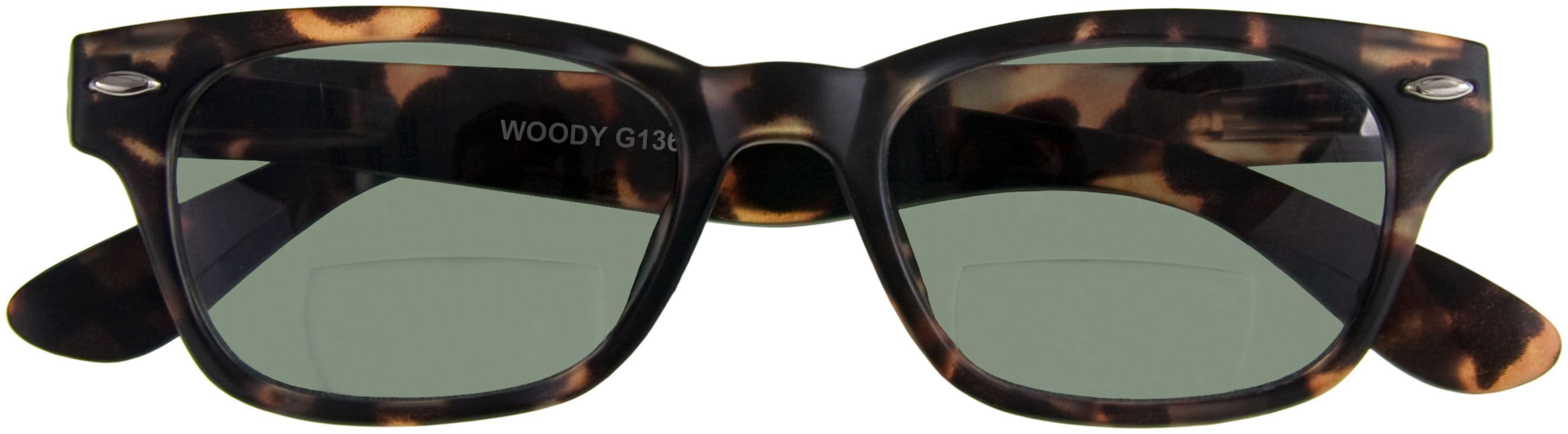 Lesebrille WOODY SUN-BI, havanna, +2.00 dpt mit Etui