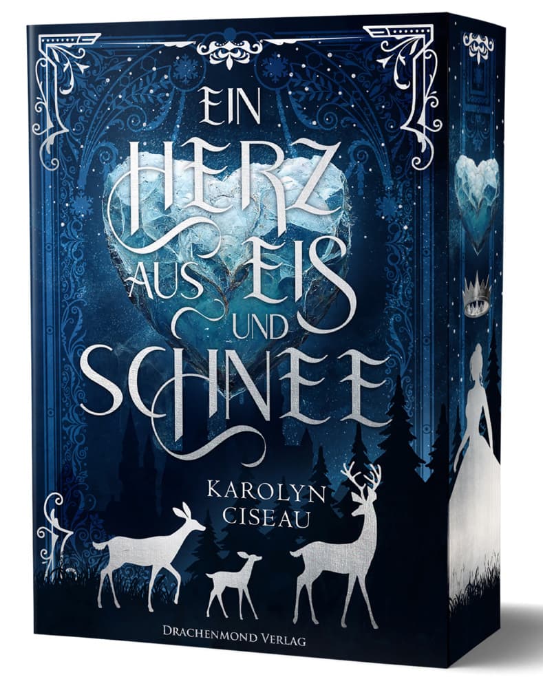 Ein Herz aus Eis und Schnee: Märchenhafte Romantasy mit magischem Winter-Setting | mit Farbschnitt-Garantie