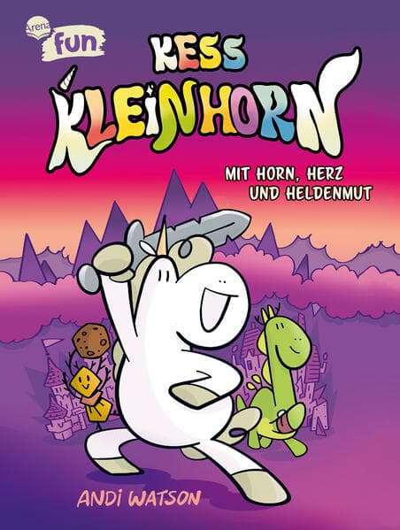 Kess Kleinhorn. Mit Horn, Herz und Heldenmut: Abenteuerliche und lustige Graphic Novel rund um ein ganz besonderes Einhorn für alle Comic- und Fantasy-Fans ab 8 Jahren