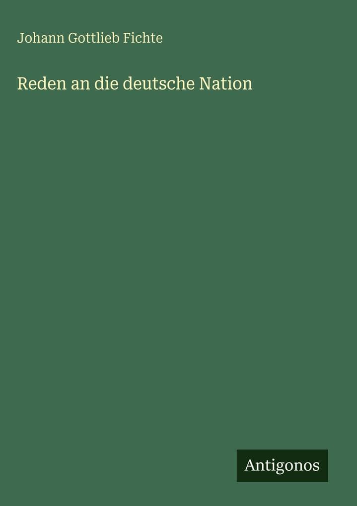 Reden an die deutsche Nation