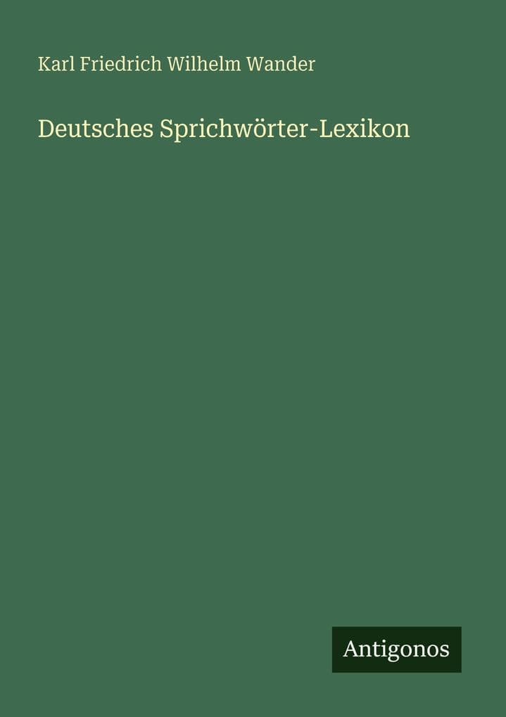 Deutsches Sprichwörter-Lexikon