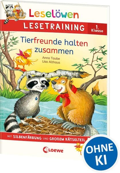 Leselöwen Lesetraining 1. Klasse - Tierfreunde halten zusammen