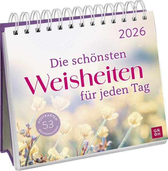 Postkartenkalender 2026: Die schönsten Weisheiten für jeden Tag