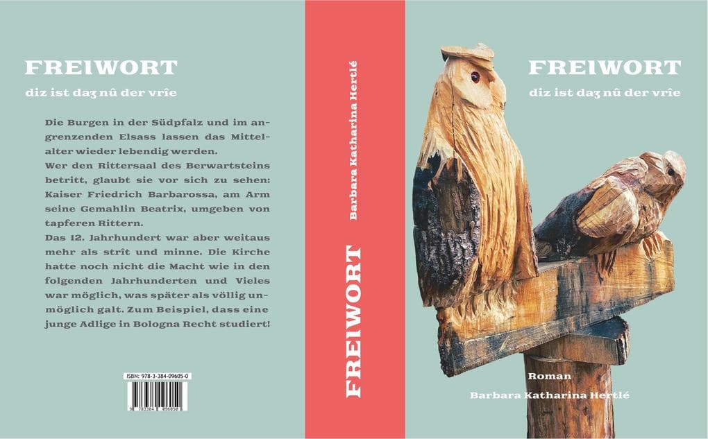 Freiwort - eine Adlige im Hohen Mittelalter, die sich nicht in ein gesellschaftliches Korsett zwängen lässt und Wege findet, ihr unkonventionelles Ziel zu erreichen: diz ist da nû der vrîe - der Augenblick der Freiheit, den sie sich immer wieder neu erkämpfen muss