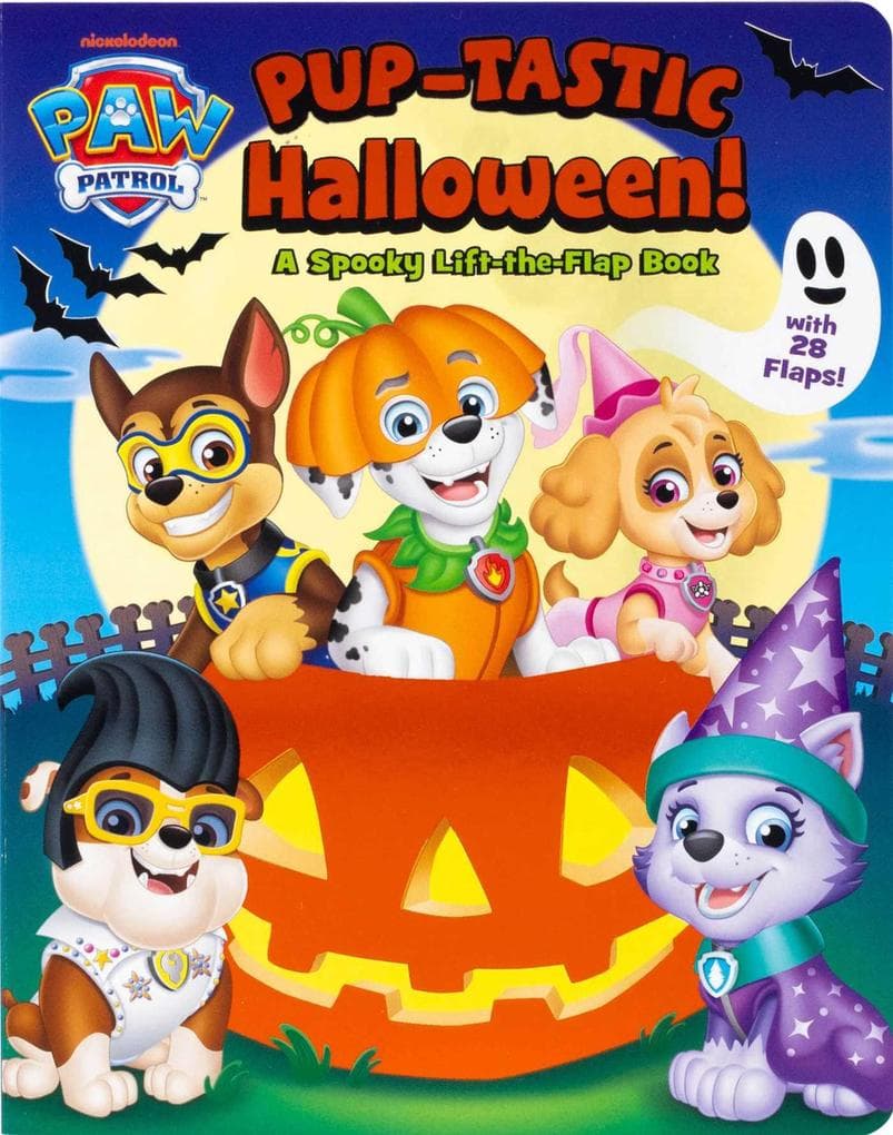Paw Patrol: Pup-Tastic Halloween - Lift-The-Flap Board Book for Paw Patrol Fans, Ages 0-2, Halloween Theme