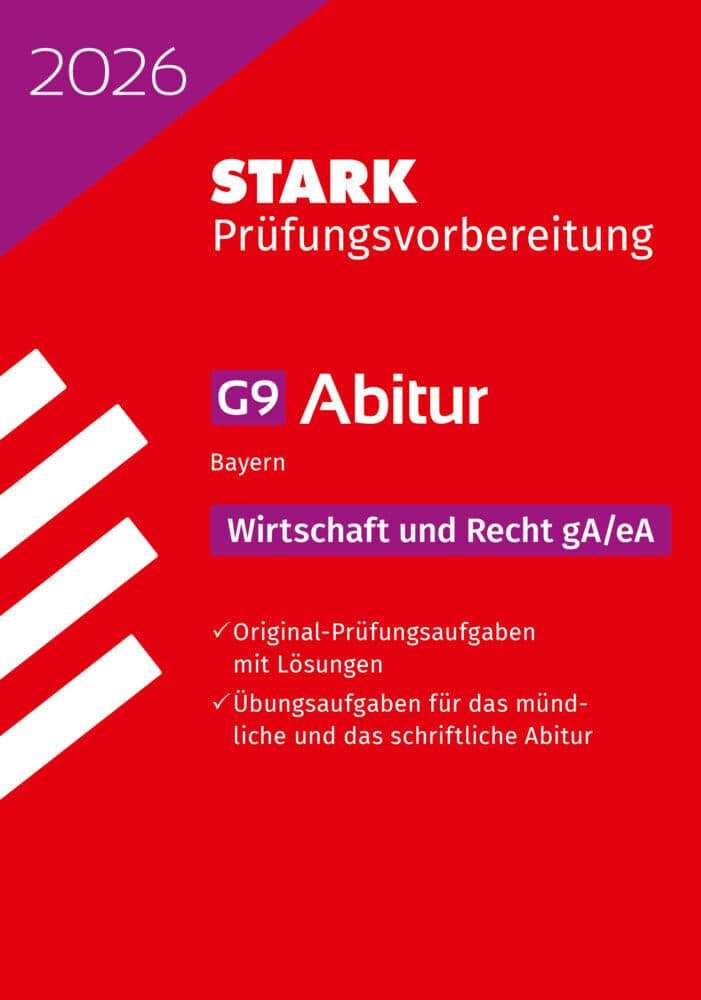 STARK Wirtschaft/Recht gA/eA - Abitur 2026 Bayern - Prüfungsvorbereitung
