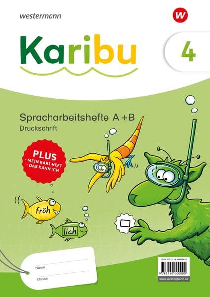 Karibu. Spracharbeitshefte 4 Druckschrift mit Diagnoseheft