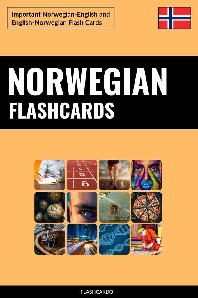 Norwegian Flashcards: Important Norwegian-English and English-Norwegian Flash Cards
